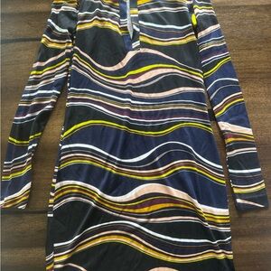 Diane Von Furstenberg Multicolor Striped Dress